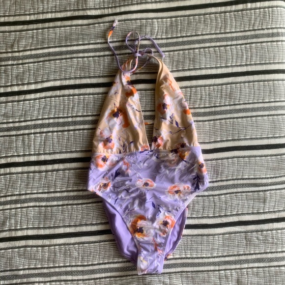 Bikini Lab Halter One Piece Swimsuit - Picture 1 of 6